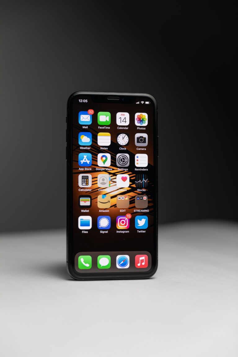 iPhone met appiconen — algemeen sfeerbeeld